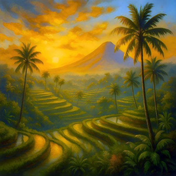 Bali, Indonesia painting. by Johannes