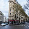 Straße in Montmartre, Paris von Patrick Verhoef