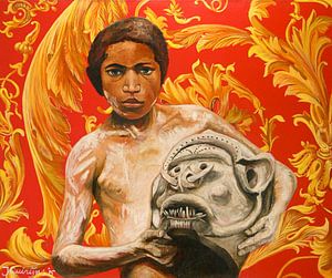 Mud Boy, Nieuw-Guinea by Jeroen Quirijns