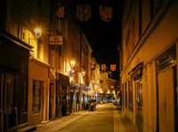 Photographie de soirée à Cluny