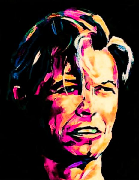 Hommage an David Bowie Pop Art PUR Serie 1 von Felix von Altersheim