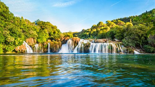 Krka Waterfall in Croatia