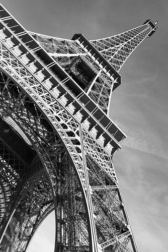 Paris, Eiffelturm, Frankreich/ schwarz-weiß von Lorena Cirstea