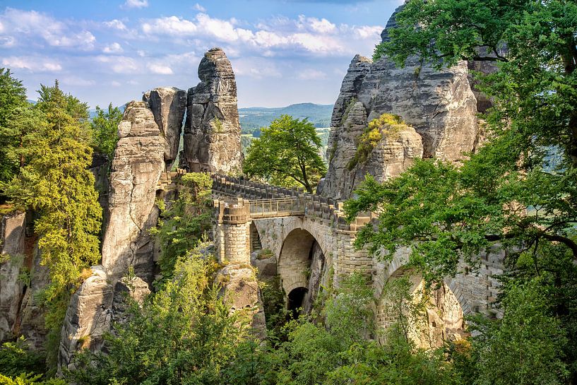 Bastei bridge by Sabine Wagner