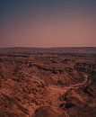 The Fish River Canyon at sunset in Namibia, Africa by Patrick Groß thumbnail