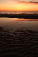 sunset on the beach