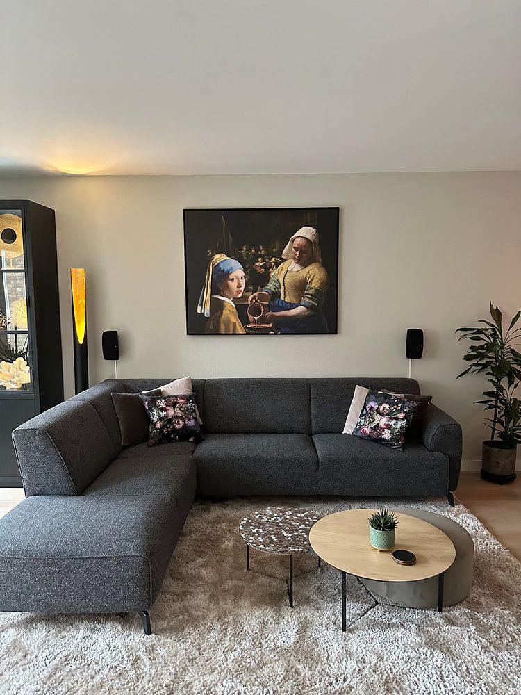 Melkmeisje - Meisje met de parel - de Nachtwacht  van Lia Morcus 