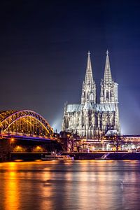 Kölner Dom bei Nacht