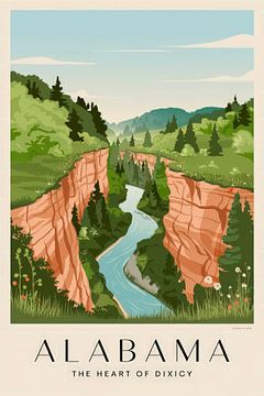 Alabama van Poster Art Shop