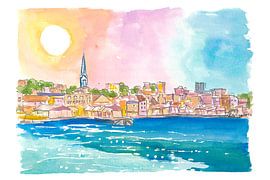 Fort-de-France Martinique Waterkant Frans West-Indië van Markus Bleichner