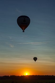 Ballooning at sunset
