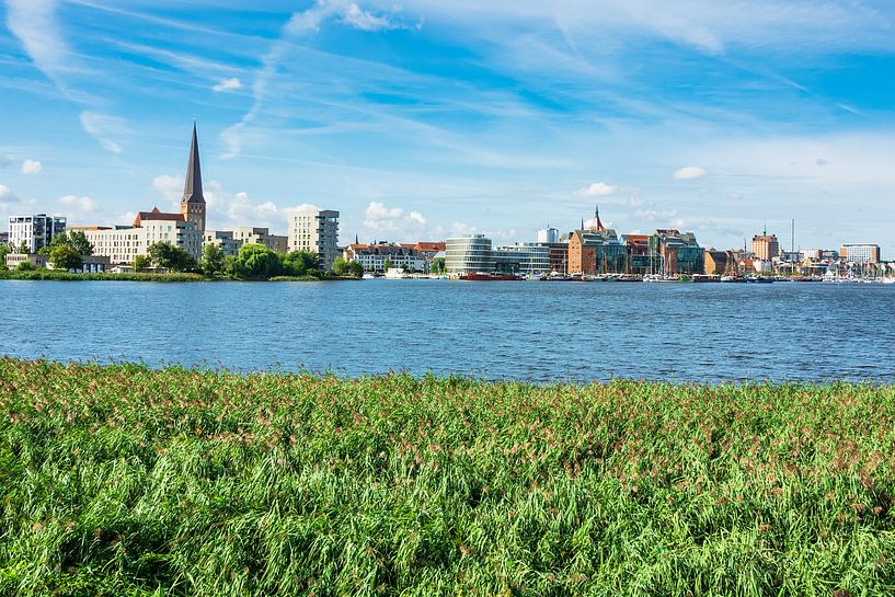 Blick auf die Hansestadt Rostock von Rico Ködder