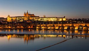 Prag - Moldau, Karlsbrücke, Altstadt und Burg