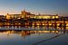 Praag - Vltava-rivier, Karelsbrug, oude stad en kasteel van Frank Herrmann