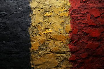 Vlag België van fernlichtsicht