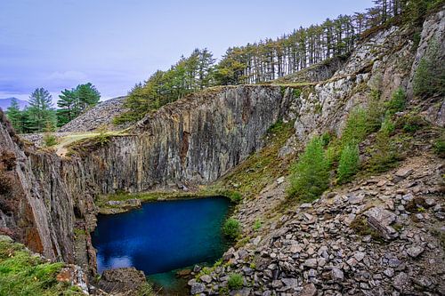 Blauwe meer in Wales