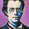 Porträt Gustav Mahler von Helia Tayebi Art