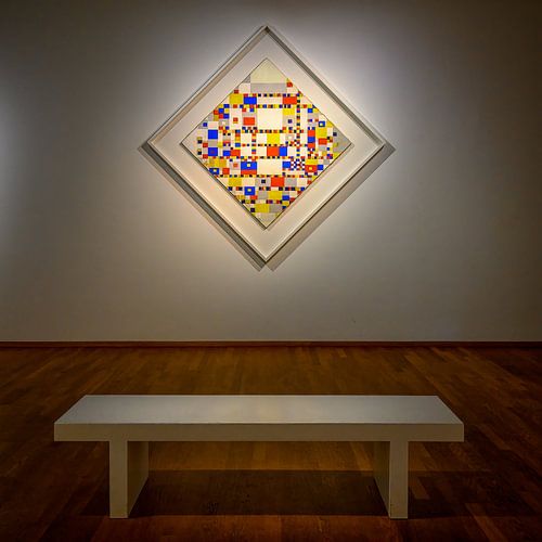 A real Mondrian on the wall