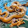 Beeld van een Chinese draak - symbool voor kracht van Chihong