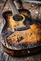 guitar rustic