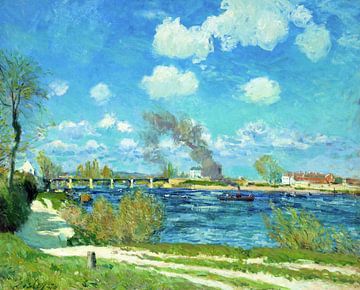 Alfred Sisley,Bougival, France, 1876