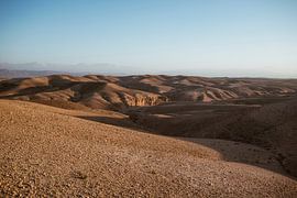 Agafay Desert Marokko, woestijn in Marokko | Fine art wall art print van Anneloes van Acht