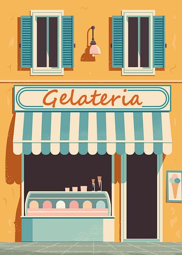 Glacier italien, Gelateria