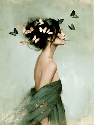 Where Butterflies Gather : un portrait onirique avec des papillons