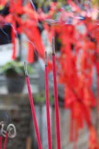 Wierook in tempel in China