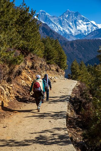 De sherpa kom je onderweg tegen.
