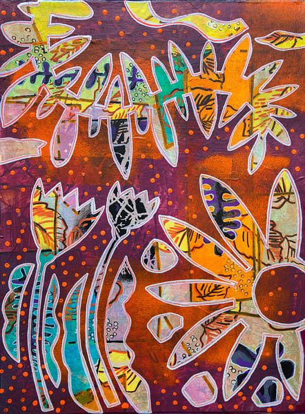 Feuilles dansantes 2 par Ariadna de Raadt-Goldberg