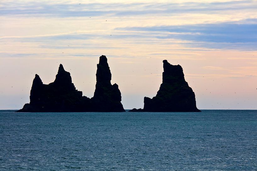 Reynisdrangar te IJsland van Anton de Zeeuw