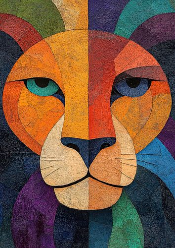 Prins van de steppe: de leeuw in zijn volle glorie