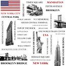 Symbols of New York City van Bart van Dinten thumbnail