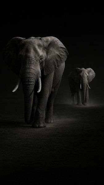March of Silence - The Path of Elephants by Retinas images