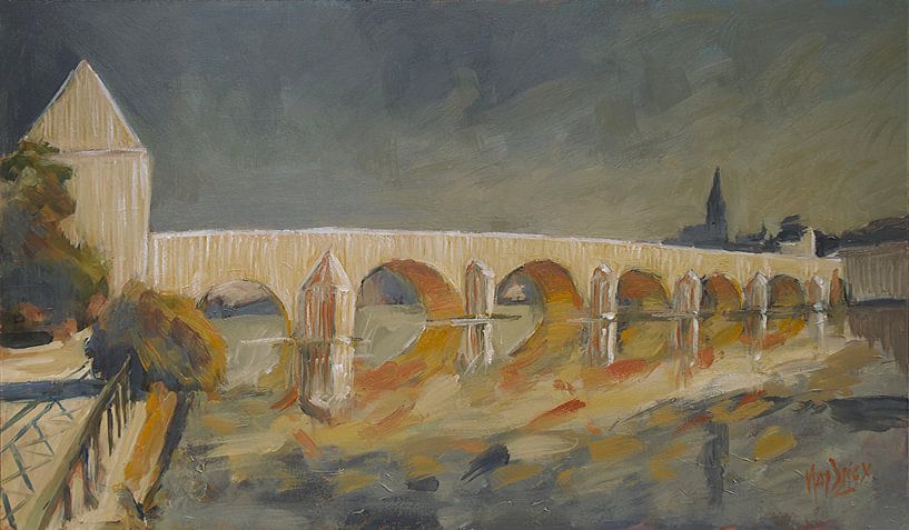 Pont Saint-Servatius, hommage à Christo. par Nop Briex