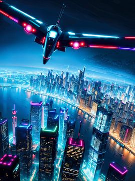Neon Horizon – Vlucht over de Stad van de Toekomst van Retrotimes
