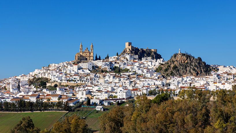 The white town of Olvera, Spain by Adelheid Smitt