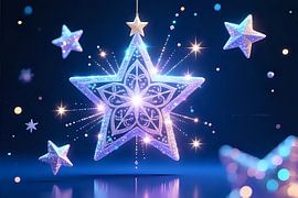 Deep blue party with gold accent by Jean Pierre