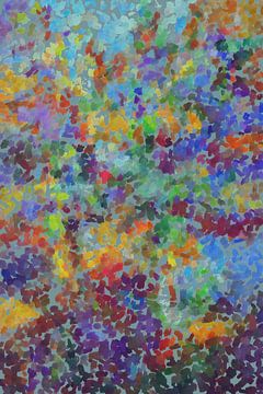 impression of a garden full of flowers