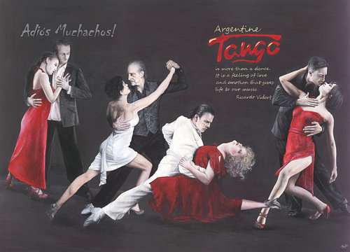 Argentine Tango - Tanzende Paare