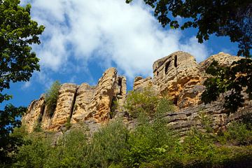 Klusfelsen bij Halberstadt (Saksen-Anhalt) van t.ART