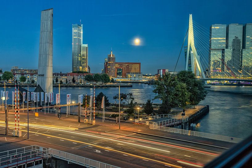 Rotterdam de nuit par John Kreukniet