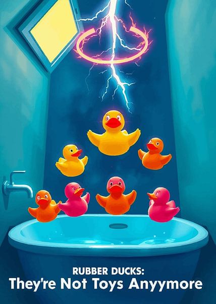 Canards en caoutchouc : Ce ne sont plus des jouets par MIROKKU