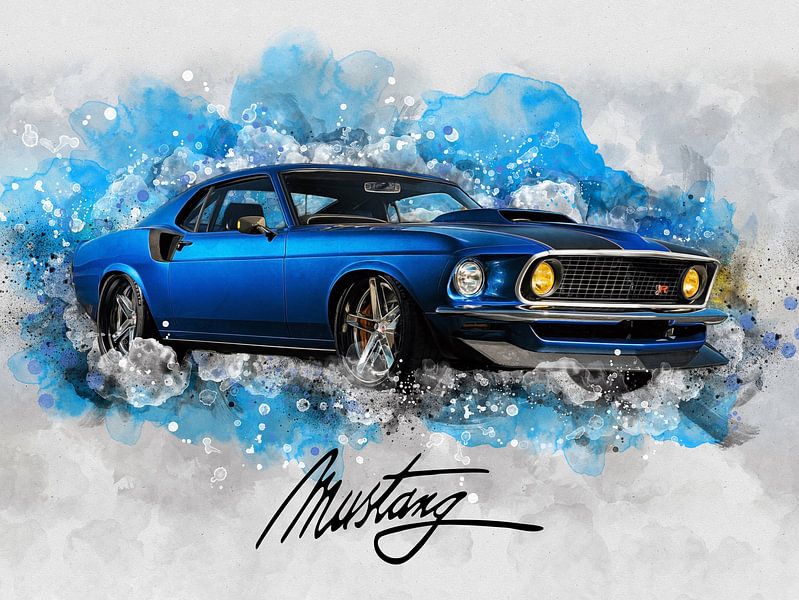 1969 Ford Mustang by Pictura Designs