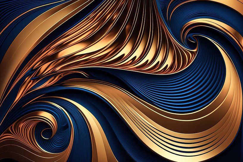 Golden Waves van Peet de Rouw