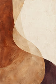 Terrakotta-Rhythmus in sanften Schichten von Vorm en Gloed