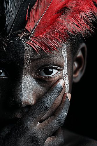 Intense Portrait | Dani Stam Girl with Headdress