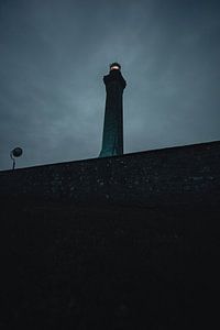 Französischer Leuchtturm in den frühen Morgenstunden von Delano Balten