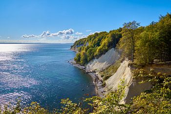 Chalk cliffs on Rügen in the Jasmund National Park